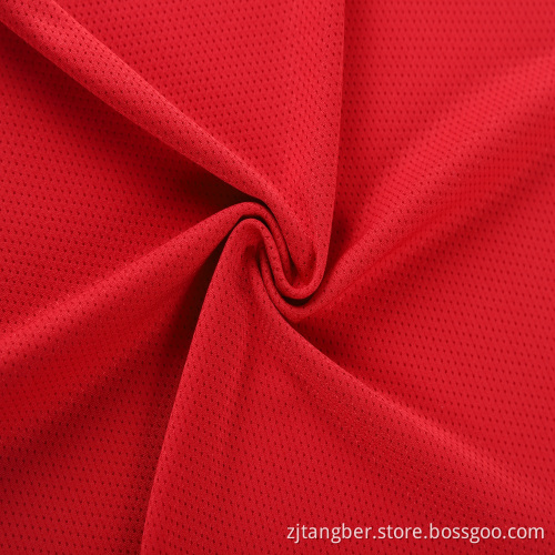 sportswear polyester spandex jacquard mesh fabric